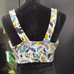 Dip Long Line Supportive racerback strap,banded,scoop neck, multicolor, padded